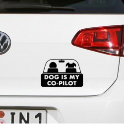 DOG CO-PILOT Nalepka