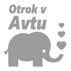 SLONČEK V AVTU Nalepka