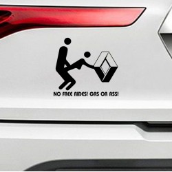 RENAULT GAS Nalepka