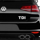 VW TDI Nalepka