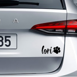 TAČKA "Ime psa" Nalepka