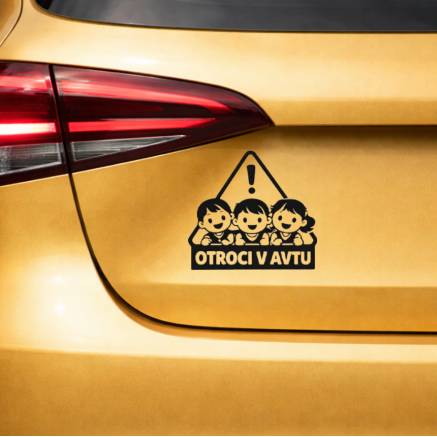 copy of OTROK V AVTU Nalepka