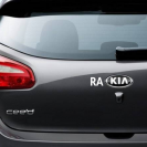 RA KIA Nalepka