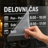 DELOVNI ČAS Nalepka